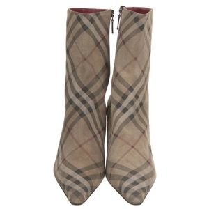 Authentic Burberry Suede Ankle Boots